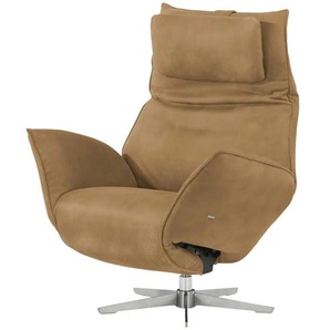 KOINOR Ledersessel mit elektrischer Relaxfunktion Safira ¦ braun ¦ Maße (cm): B: 92 H: 113 T: 90.0
