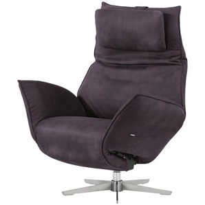 KOINOR Ledersessel mit elektrischer Relaxfunktion Safira - lila/violett - Materialmix - 92 cm - 113 cm - 90 cm | Möbel Kraft