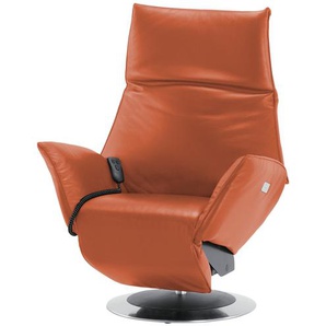 KOINOR Ledersessel  Safira ¦ orange ¦ Maße (cm): B: 92 H: 121 T: 92