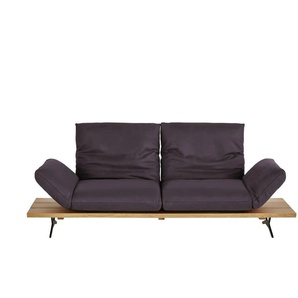 KOINOR Ledersofa  Marilyn ¦ lila/violett ¦ Maße (cm): B: 232 H: 96 T: 90.0