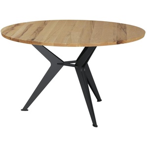 KOINOR Massivholztisch  Essay ¦ holzfarben ¦ Maße (cm): H: 76  Ø: 130