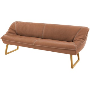 KOINOR Polsterbank  Leder Alino ¦ braun ¦ Maße (cm): B: 188 H: 86 T: 77.0