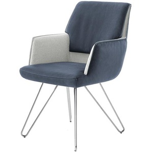 KOINOR Polsterstuhl  Cocoon - blau - Materialmix - 57 cm - 90 cm - 68 cm | Möbel Kraft