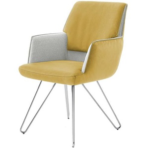 KOINOR Polsterstuhl  Cocoon - gelb - Materialmix - 57 cm - 90 cm - 68 cm | Möbel Kraft