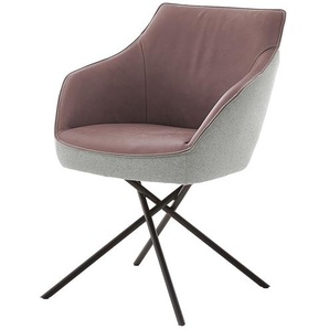 KOINOR Polsterstuhl  Movy - rosa/pink - Materialmix - 61 cm - 85 cm - 66 cm | Möbel Kraft