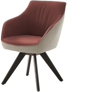 KOINOR Polsterstuhl  Movy - rot - Materialmix - 61 cm - 85 cm - 66 cm | Möbel Kraft