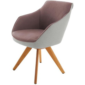 KOINOR Polsterstuhl  Wineo - rosa/pink - Materialmix - 60 cm - 84 cm - 68 cm | Möbel Kraft