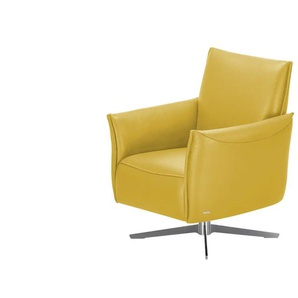 KOINOR Sessel Echtleder Vineto - gelb - Materialmix - 78 cm - 87 cm - cm 79,0 | Möbel Kraft