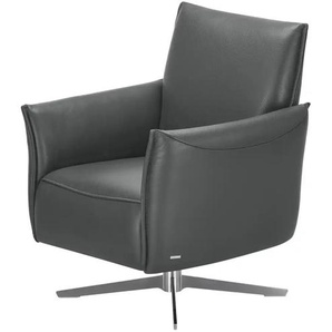 KOINOR Sessel Echtleder Vineto ¦ grau ¦ Maße (cm): B: 78 H: 87 T: 79.0