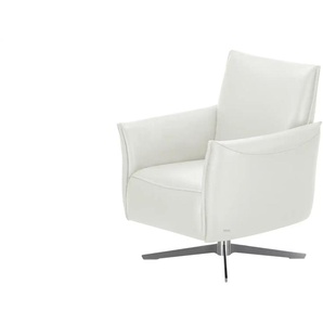 KOINOR Sessel Echtleder Vineto ¦ weiß ¦ Maße (cm): B: 78 H: 87 T: 79.0