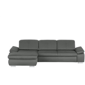 Kollektion Kraft Ecksofa aus Mikrofaser Kathrin - grau - Materialmix - 309 cm - 85 cm - cm 195,0 | Möbel Kraft