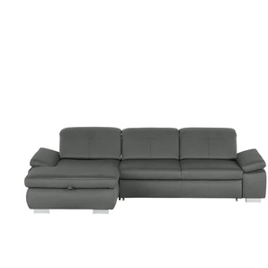 Kollektion Kraft Ecksofa aus Mikrofaser Kathrin - grau - Materialmix - 309 cm - 85 cm - cm 195,0 | Möbel Kraft