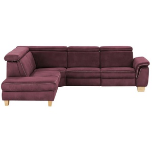 Kollektion Kraft Ecksofa Beata - rot - Materialmix - 270 cm - 80 cm - cm 233,0 | Möbel Kraft