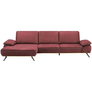 Kollektion Kraft Ecksofa Fiona - rot - Materialmix - 322 cm - 89 cm - cm 187,0 | Möbel Kraft