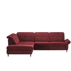 Kollektion Kraft Ecksofa - rot - Materialmix - 296 cm - 85 cm - cm 260,0 | Möbel Kraft