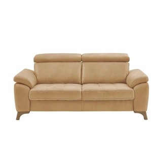 Kollektion Kraft Einzelsofa Chloris - gelb - Materialmix - 200 cm - cm 105,0 | Möbel Kraft
