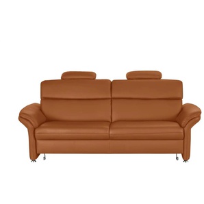 Kollektion Kraft Einzelsofa Leder Manon - orange - Materialmix - 228 cm - 94 cm - cm 92,0 | Möbel Kraft