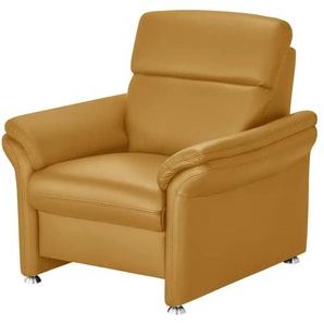 Kollektion Kraft Ledersessel Leder Manon - gelb - Materialmix - 98 cm - 94 cm - cm 92,0 | Möbel Kraft