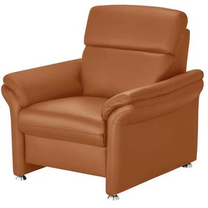 Kollektion Kraft Ledersessel Leder Manon - orange - Materialmix - 98 cm - 94 cm - cm 92,0 | Möbel Kraft