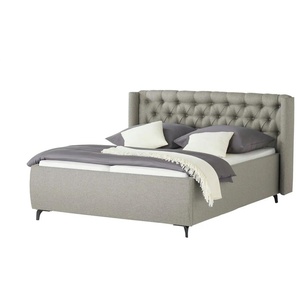 Kollektion Kraft Polsterbettgestell Eyra - beige - Materialmix - 188 cm - 104 cm | Möbel Kraft