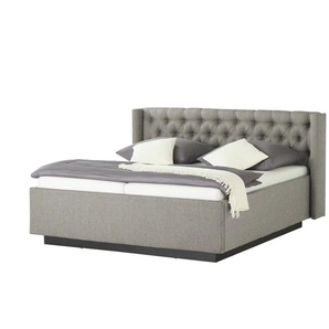 Kollektion Kraft Polsterbettgestell - grau - Materialmix - 228 cm - 104 cm | Möbel Kraft