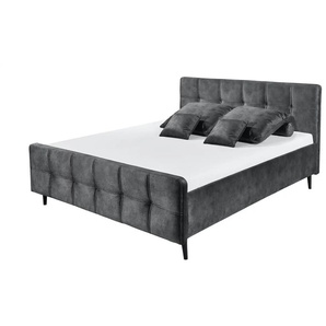 Kollektion Kraft Polsterbettgestell Mariano C - grau - Materialmix - 189 cm - 108 cm | Möbel Kraft