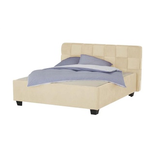 Kollektion Kraft Polsterbettgestell Veifa - beige - Materialmix - 206 cm - 103 cm | Möbel Kraft