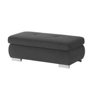 Kollektion Kraft Polsterhocker - grau - Materialmix - 129 cm - 47 cm - cm 64,0 | Möbel Kraft