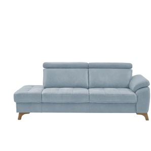 Kollektion Kraft Recamiére Chloris - blau - Materialmix - 221 cm - 107 cm - cm 102,0 | Möbel Kraft