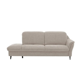Kollektion Kraft Recamiere Ellen - creme - Materialmix - 219 cm - cm 102,0 | Möbel Kraft