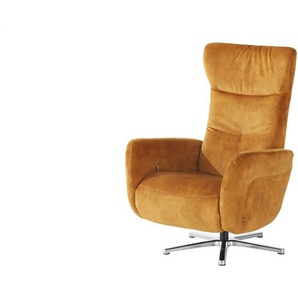 Kollektion Kraft Relaxsessel mit Relaxfunktion Sabine - gelb - Materialmix - 76 cm - 110 cm - cm 83,0 | Möbel Kraft
