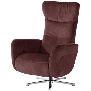 Kollektion Kraft Relaxsessel  Sabine - rot - Materialmix - 76 cm - 110 cm - 83 cm | Möbel Kraft