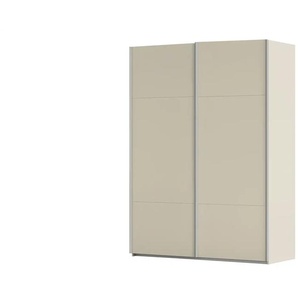Kollektion Kraft Schwebetürenschrank inklusive Zubehör - beige - Materialmix - 161 cm - 223 cm - cm 68,0 | Möbel Kraft