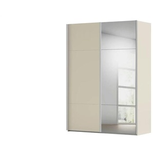 Kollektion Kraft Schwebetürenschrank inklusive Zubehör - beige - Materialmix - 161 cm - 223 cm - cm 68,0 | Möbel Kraft
