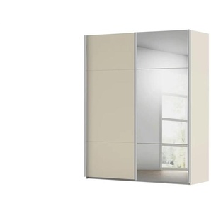Kollektion Kraft Schwebetürenschrank inklusive Zubehör - beige - Materialmix - 181 cm - 223 cm - cm 68,0 | Möbel Kraft
