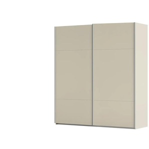 Kollektion Kraft Schwebetürenschrank inklusive Zubehör - beige - Materialmix - 201 cm - 223 cm - cm 68,0 | Möbel Kraft
