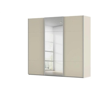 Kollektion Kraft Schwebetürenschrank inklusive Zubehör - beige - Materialmix - 242 cm - 223 cm - cm 68,0 | Möbel Kraft