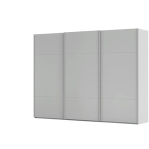 Kollektion Kraft Schwebetürenschrank inklusive Zubehör - grau - Materialmix - 301 cm - 223 cm - cm 68,0 | Möbel Kraft
