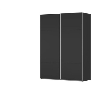 Kollektion Kraft Schwebetürenschrank inklusive Zubehör - schwarz - Materialmix - 161 cm - 223 cm - cm 68,0 | Möbel Kraft