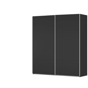 Kollektion Kraft Schwebetürenschrank inklusive Zubehör - schwarz - Materialmix - 201 cm - 223 cm - cm 68,0 | Möbel Kraft