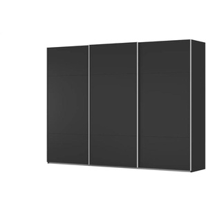 Kollektion Kraft Schwebetürenschrank inklusive Zubehör - schwarz - Materialmix - 301 cm - 223 cm - cm 68,0 | Möbel Kraft