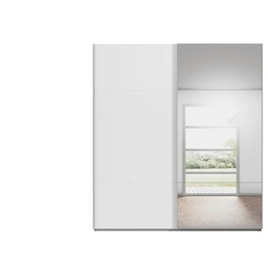 Kollektion Kraft Schwebetürenschrank inklusive Zubehör - weiß - Materialmix - 201 cm - 223 cm - cm 68,0 | Möbel Kraft