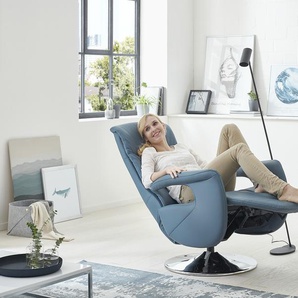 Kollektion Kraft Sessel  Franzi - blau - Materialmix | Möbel Kraft