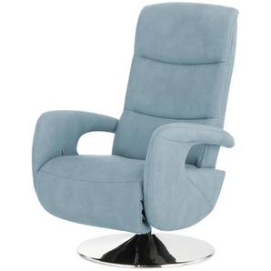 Kollektion Kraft Sessel mit Relaxfunktion Franzi-S - blau - Materialmix - 71 cm - 110 cm - 83 cm | Möbel Kraft