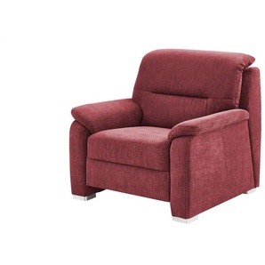 Kollektion Kraft Sessel Vera - rot - Materialmix - 100 cm - 92 cm - cm 95,0 | Möbel Kraft
