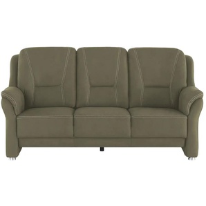 Kollektion Kraft Sofa 3-sitzig aus Mikrofaser Wilma - grün - Materialmix - 198 cm - 97 cm - cm 89,0 | Möbel Kraft