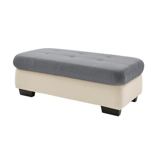 Kollektion Kraft Sofahocker Davinci - grau - Materialmix - 135 cm - 47 cm - cm 65,0 | Möbel Kraft