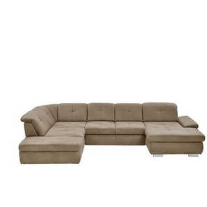 Kollektion Kraft Wohnlandschaft Affair - braun - Materialmix - 371 cm - 100 cm - cm 260,0 | Möbel Kraft