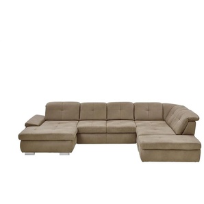 Kollektion Kraft Wohnlandschaft Affair - braun - Materialmix - 371 cm - 100 cm - cm 260,0 | Möbel Kraft