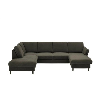 Kollektion Kraft Wohnlandschaft aus Flachgewebe Veit - braun - Materialmix - 305 cm - 90 cm - cm 200,0 | Möbel Kraft